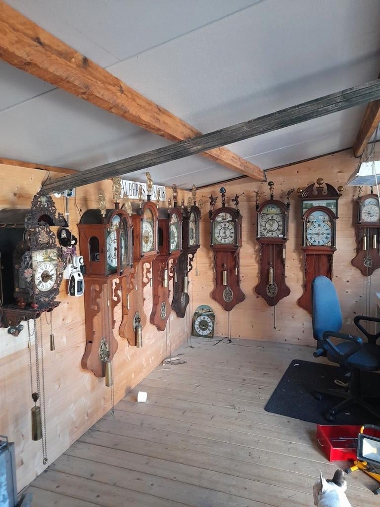 Antieke friese staartklok 8 stuks, Antiek en Kunst, Ophalen of Verzenden