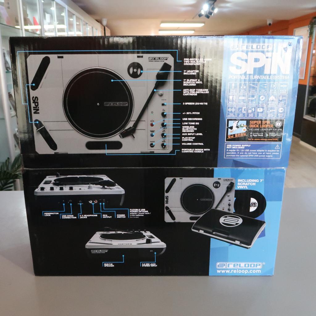 Reloop Spin Draagbare Draaitafel | Nieuw in Doos, Niet ingevuld, Nieuw, Niet ingevuld, Niet ingevuld