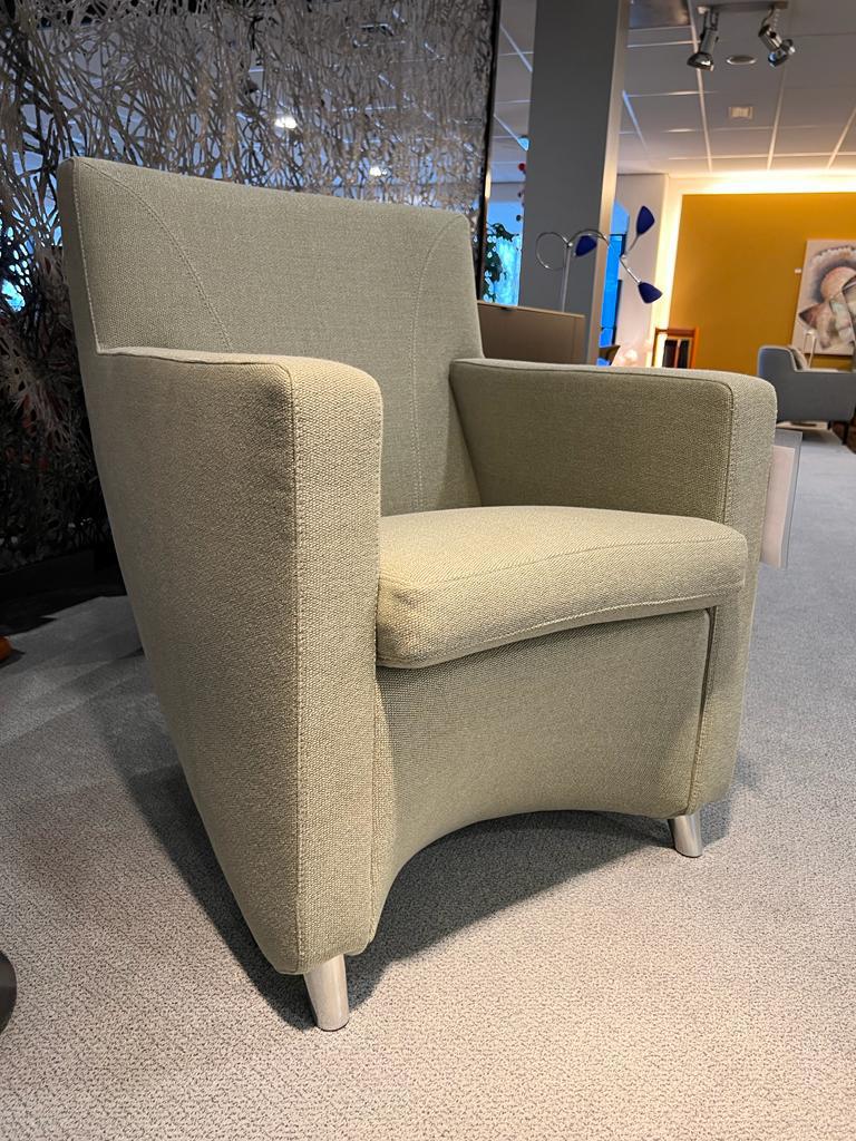 Nieuw Leolux Dolcinea Fauteuil Stof Prairie Design stoel, Leolux, Nieuw, 75 tot 100 cm, Ophalen of Verzenden