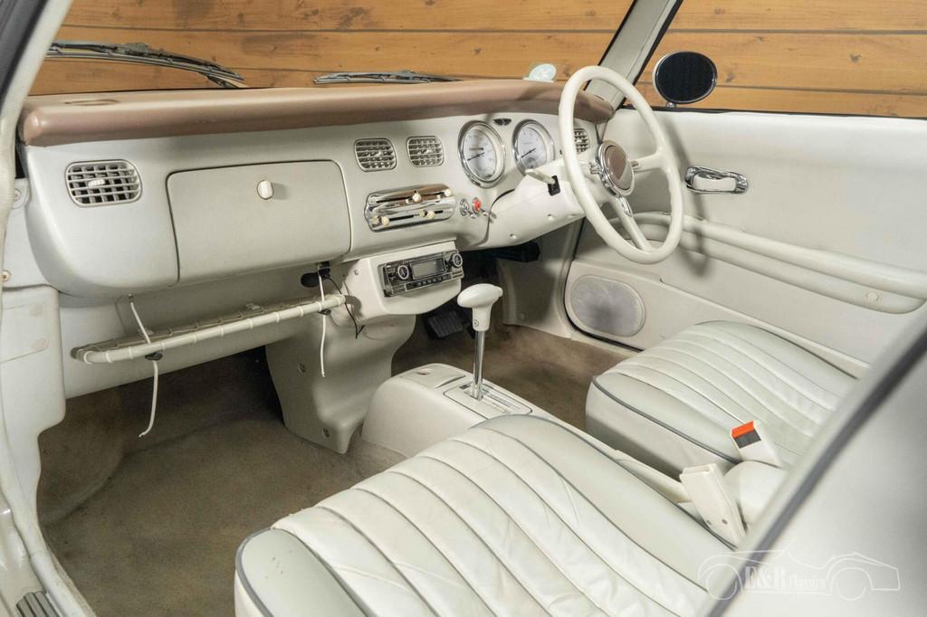 Nissan Figaro Cabriolet | 1991, Cabriolet, Beige, Leder, 2 stoelen