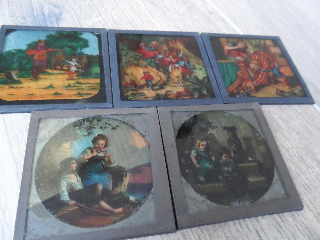 Toverlantaarn plaatjes., Antiek en Kunst, Ophalen of Verzenden