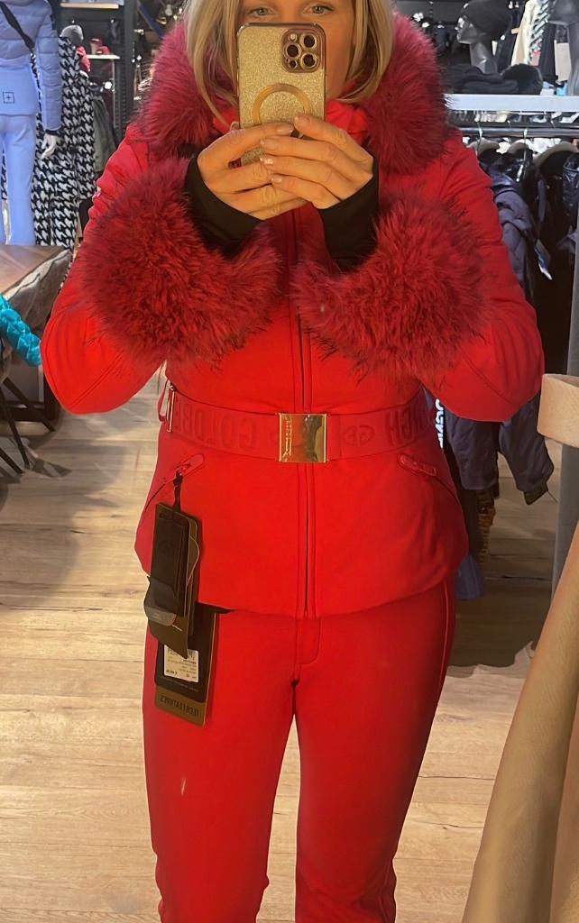 Goldbergh ski pak fuchsia bont, Ophalen of Verzenden, Nieuw, Pak