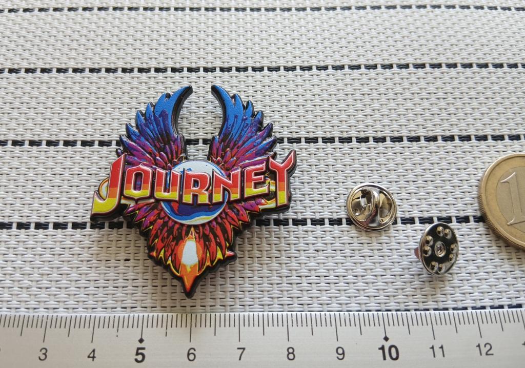 Journey prachtige 3d pin speld badge    aor  rock, Verzenden, Nieuw, Overige typen