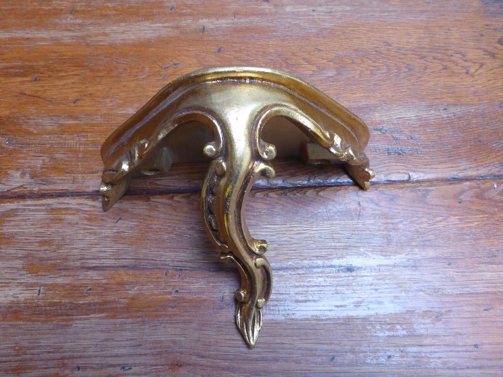 Goudkleurige console in barok stijl, Ophalen of Verzenden