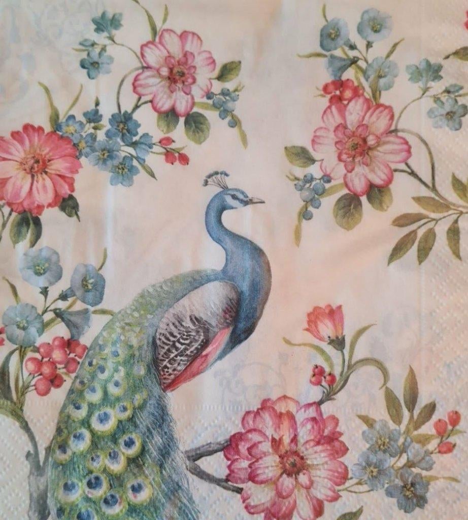 Pauw, Nieuw, Meerkleurig, Papier of Karton, Knutselwerk