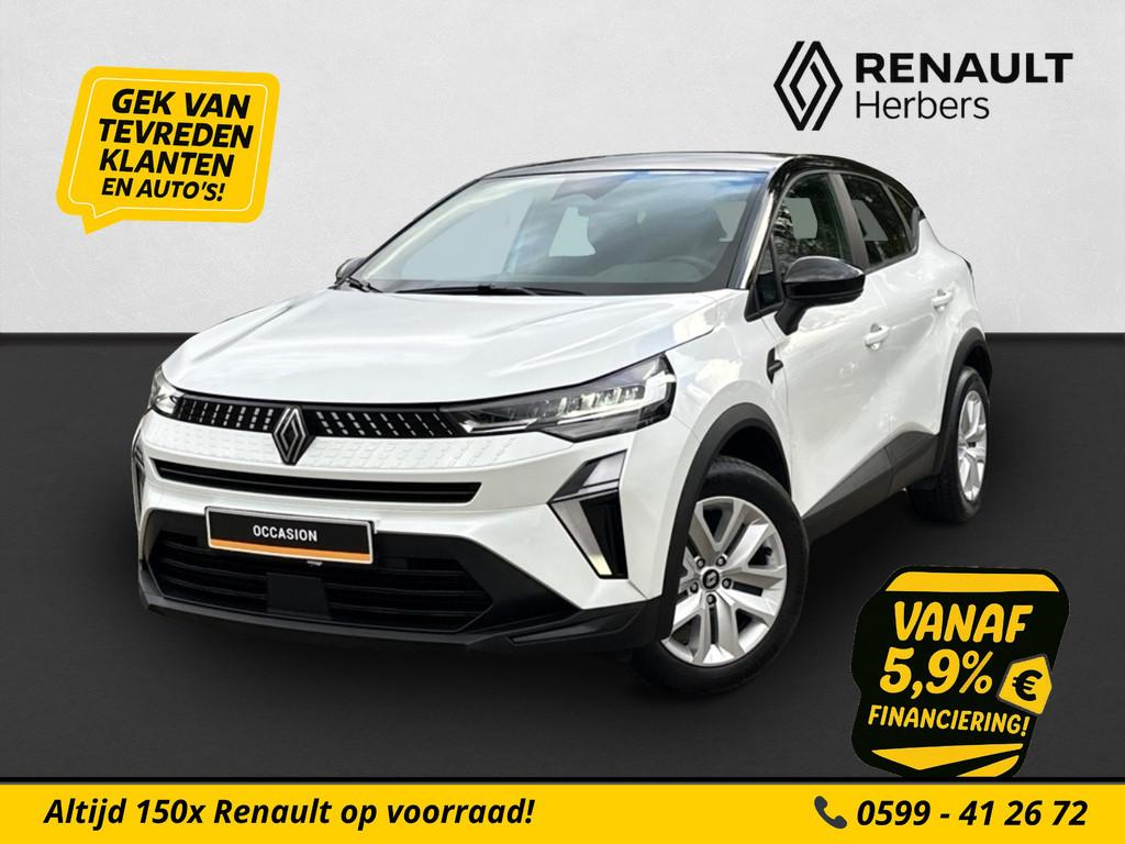 Renault Captur 1.0 TCe 90 evolution CAMERA / ECC / APPLE CAR, Voorwielaandrijving, Stof, 1193 kg, Wit