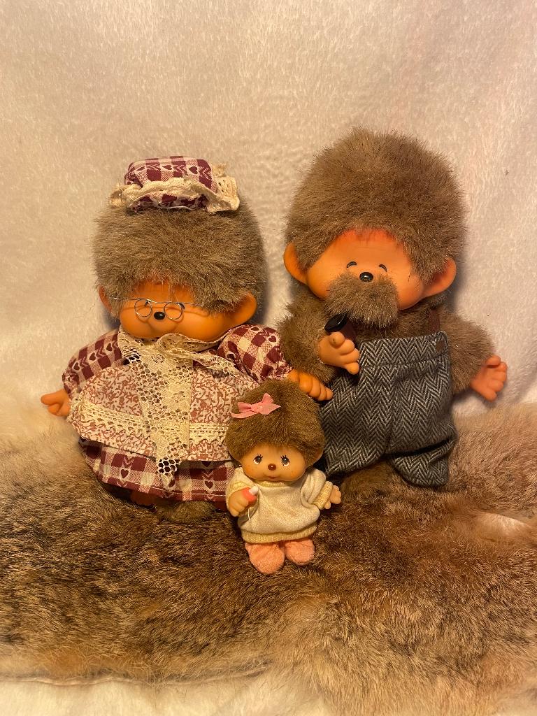 Vintage Sekiguchi Monchhichi, Ophalen of Verzenden, Zo goed als nieuw, Pop
