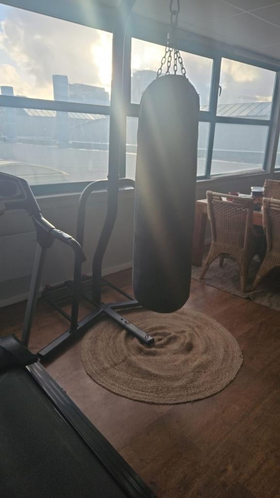 Boksbal met standaard voor bokstraining, Sport en Fitness, Ophalen of Verzenden