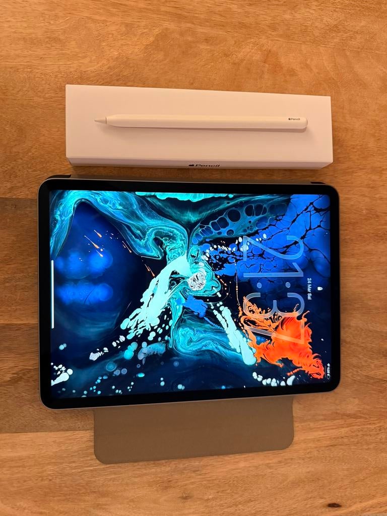 Apple iPad Pro 11-inch M2 256GB + Apple Pencil 2, Computers en Software, Apple iPads, Ophalen, Zwart, 11 inch, Zo goed als nieuw