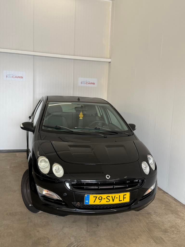 Smart ForFour 1.0 2006 | Airco | Nieuwe APK!, Voorwielaandrijving, ForFour, Zwart, Bedrijf