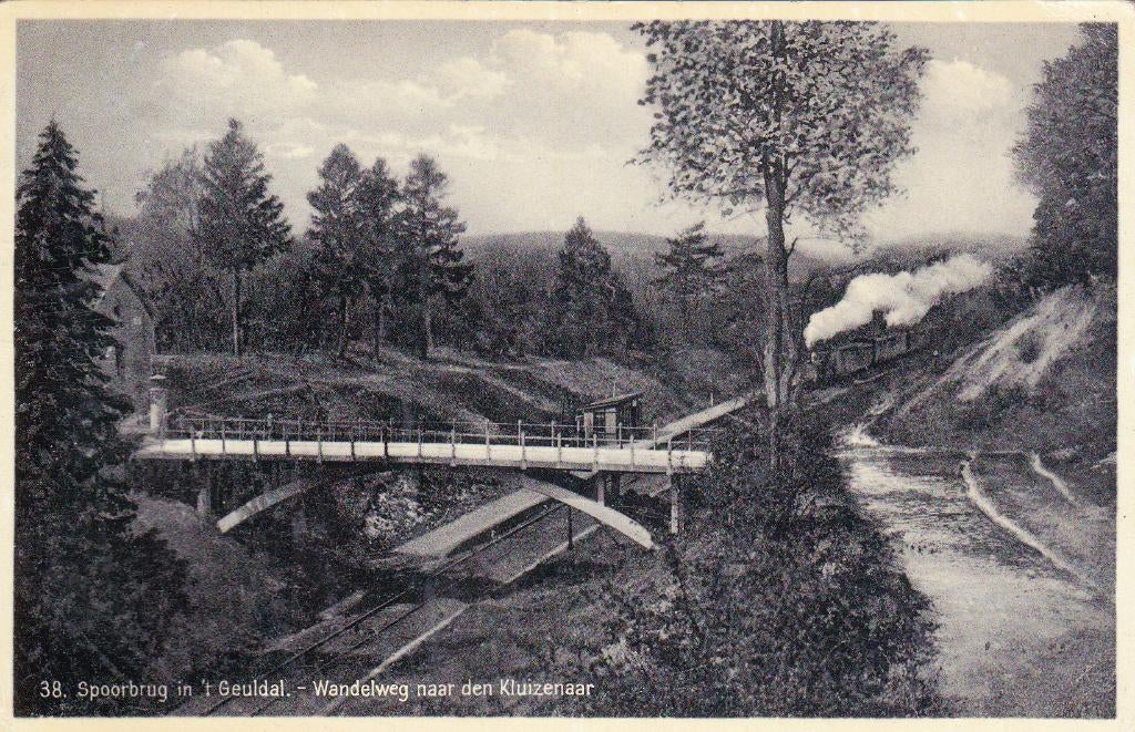 07414 Valkenburg - Spoorbrug in 't Geuldal - gel. 1931, Verzenden, 1920 tot 1940, Gelopen, Limburg
