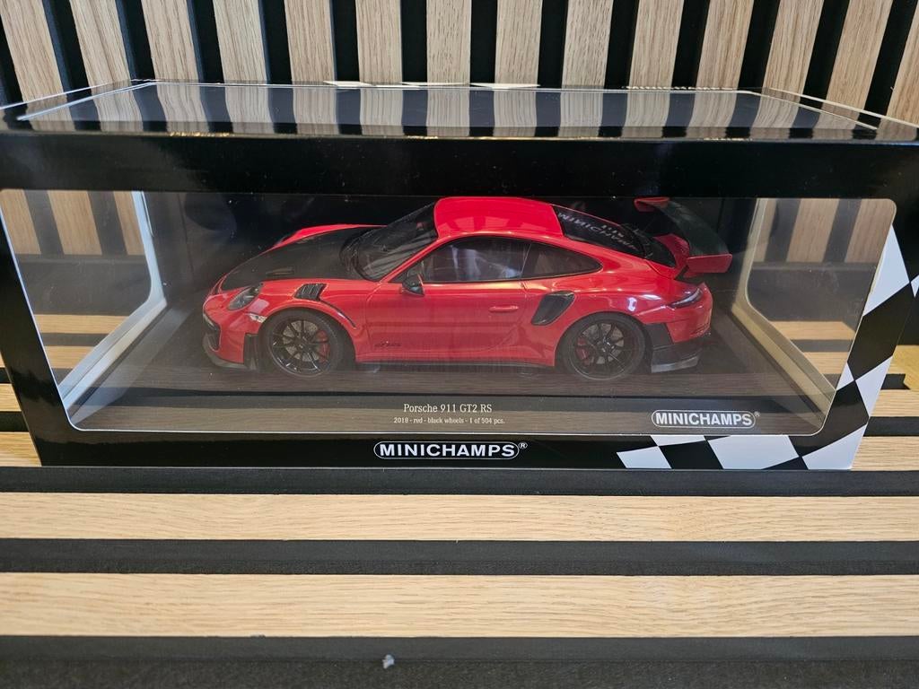 Minichamps Porsche 911 GT2 RS 2018 - 1/504 stuks, Ophalen of Verzenden, Zo goed als nieuw, MiniChamps