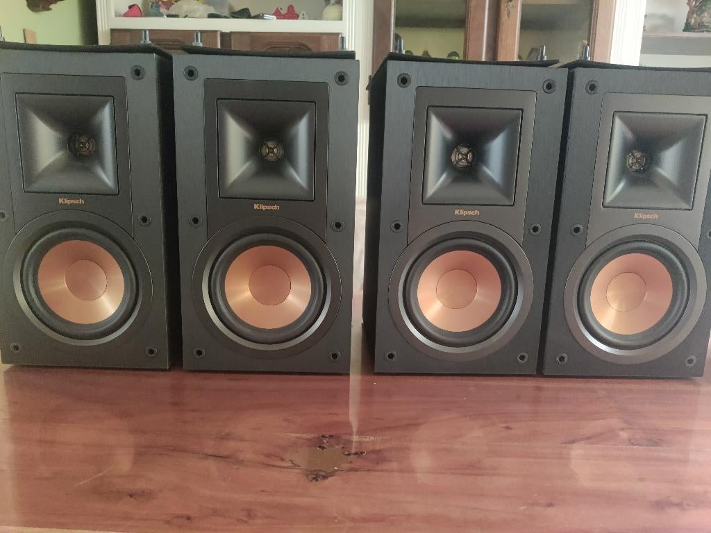 Klipsch Luidsprekers, Zo goed als nieuw, 60 tot 120 watt, Front, Rear of Stereo speakers, Ophalen
