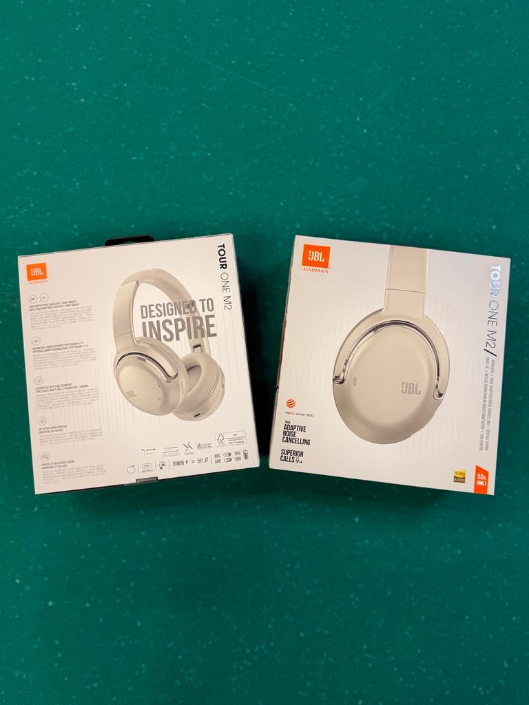 JBL Tour One M2 koptelefoon champagne, Overige merken, Nieuw, Ophalen of Verzenden, Over oor (circumaural)