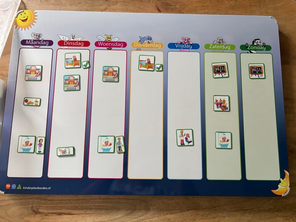 Weekplanning magnetisch voor kids met meer dan 200 magneten, Kinderen en Baby's, Speelgoed | Educatief en Creatief, Ophalen of Verzenden