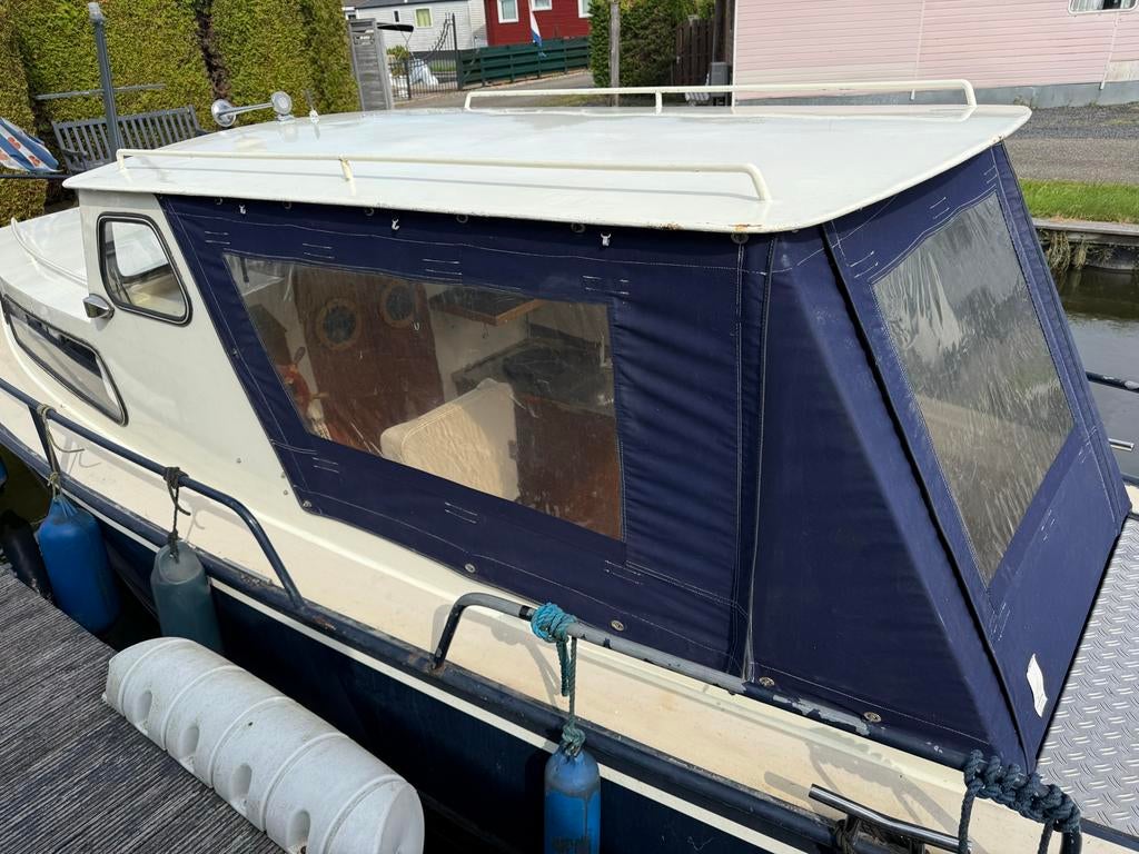 Klassieke kajuitboot, Friesland avontuur!, Watersport en Boten, Motorboten en Motorjachten, Ophalen, 10 tot 30 pk, Gebruikt, Staal