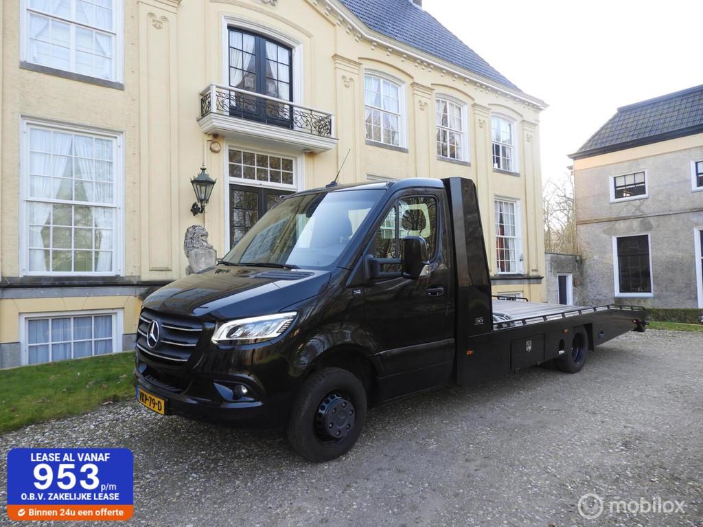 Mercedes Sprinter 519 V6 Tijhof Oprijwagen, Gebruikt, Euro 6, 190 pk, Lichtsensor
