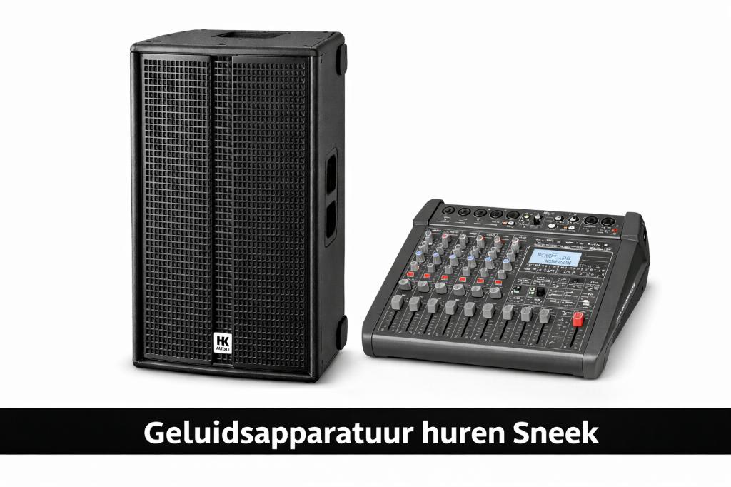 Verhuur geluidsapparatuur, Ophalen, Nieuw, Audio