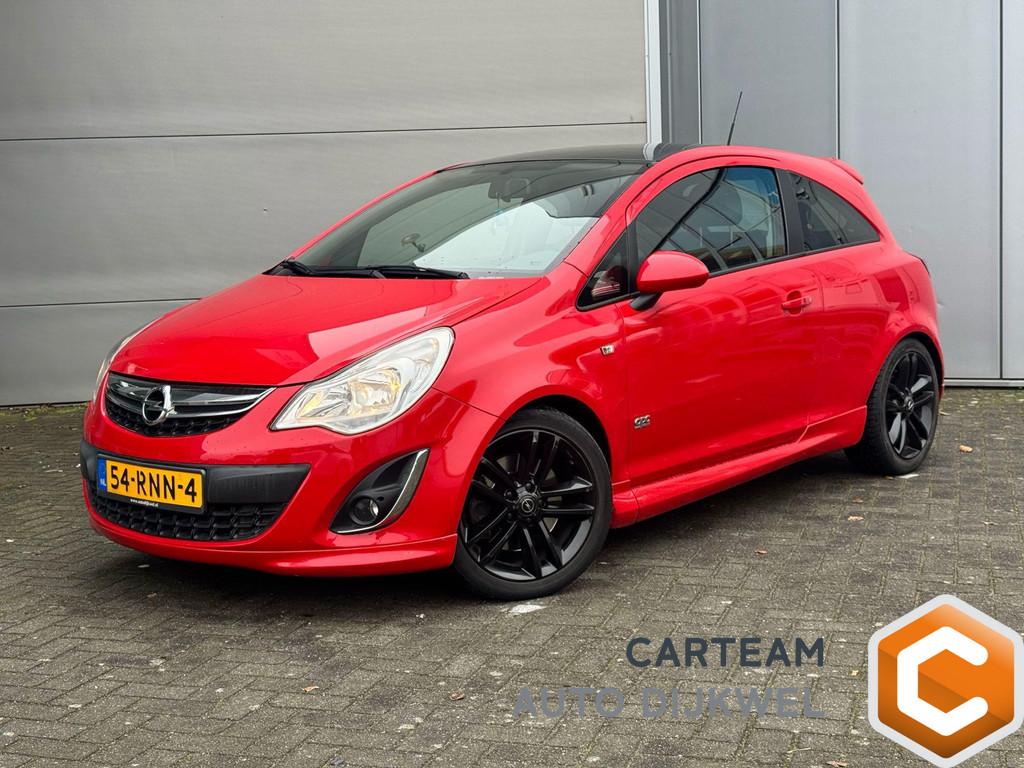 Opel Corsa 1.6-16V T Color Edition OPC line Cruise/Bluetooth, Voorwielaandrijving, Euro 5, Stof, Gebruikt