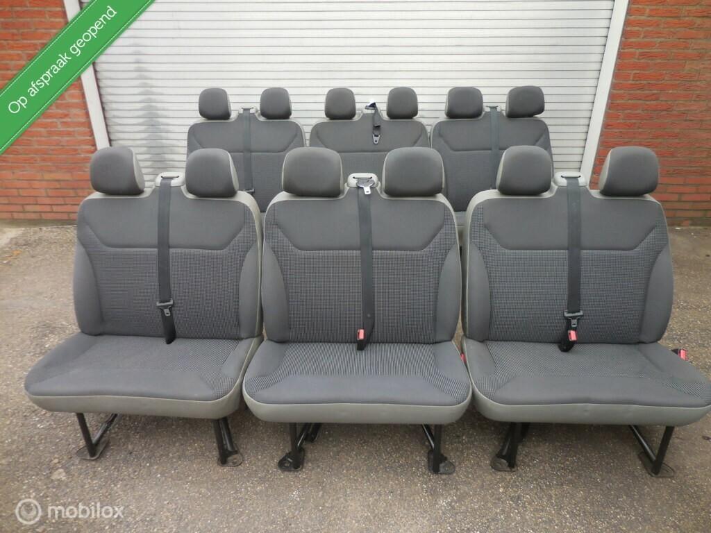 Bank  2/3/6/9 pers.bijrijdersbank Vivaro Trafic bj '01 - '14, Gebruikt, Opel, Ophalen of Verzenden, Opel