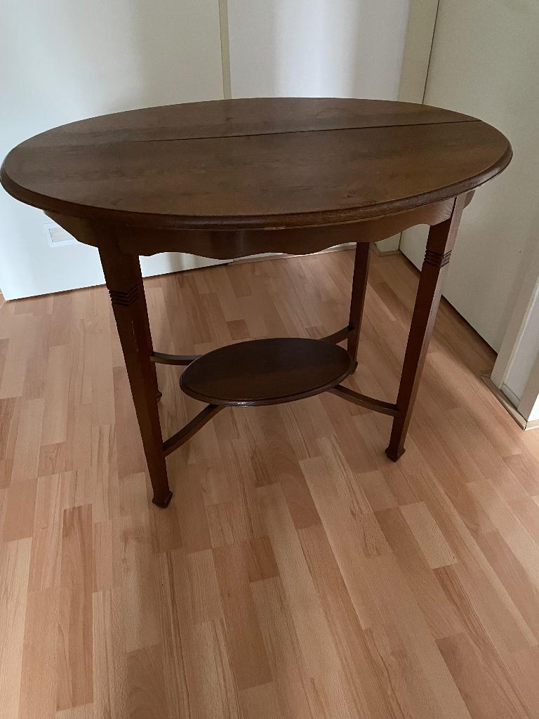 Oude sidetable, Huis en Inrichting, Tafels | Sidetables, Ophalen, Gebruikt, 100 tot 150 cm, Eikenhout