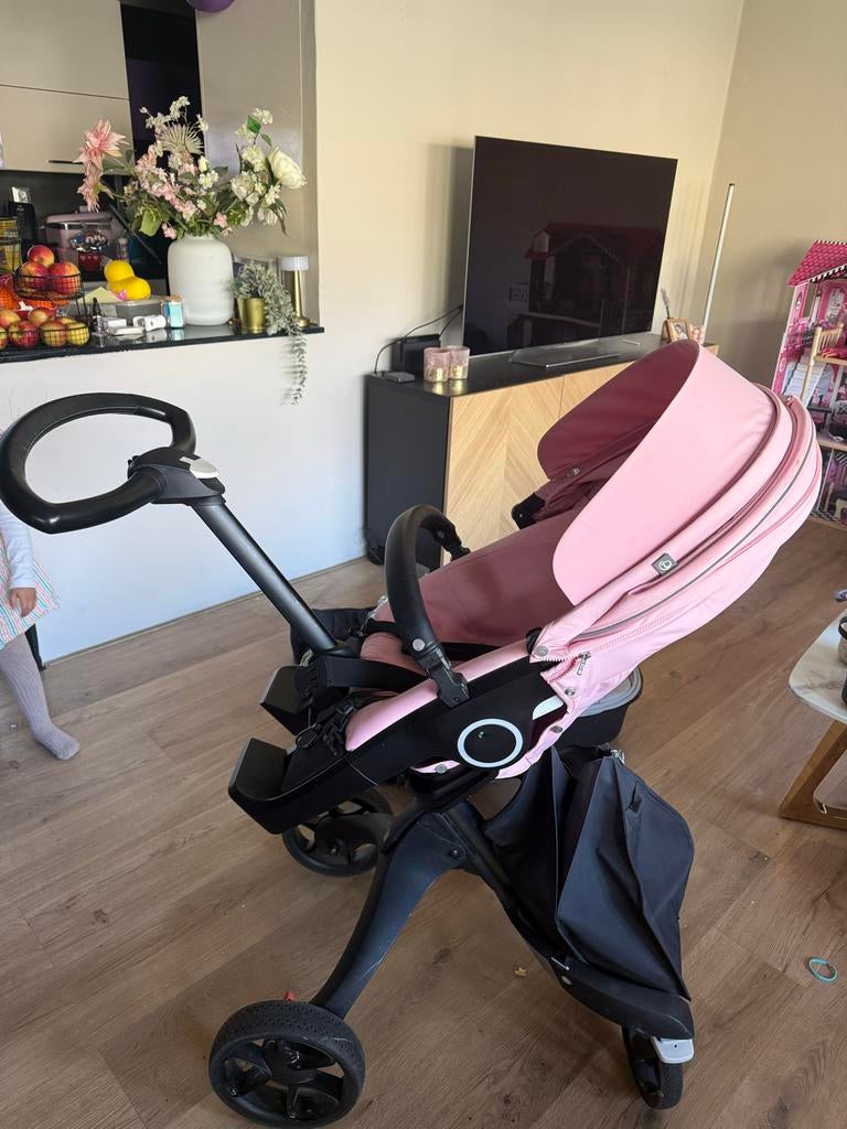 Stokke Xplory 6 compleet met slaapzak en regenhoes, Gebruikt, Combiwagen, Met reiswieg, Ophalen