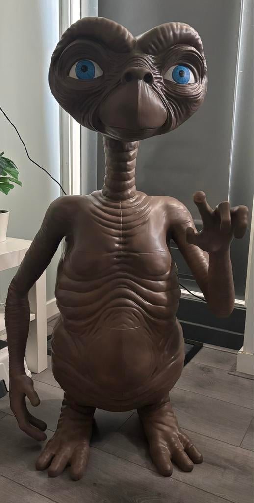 3D Geprinte ET Extraterrestrial met LED Vingerlamp - 98cm, Verzamelen, Poppetjes en Figuurtjes, Ophalen, Nieuw