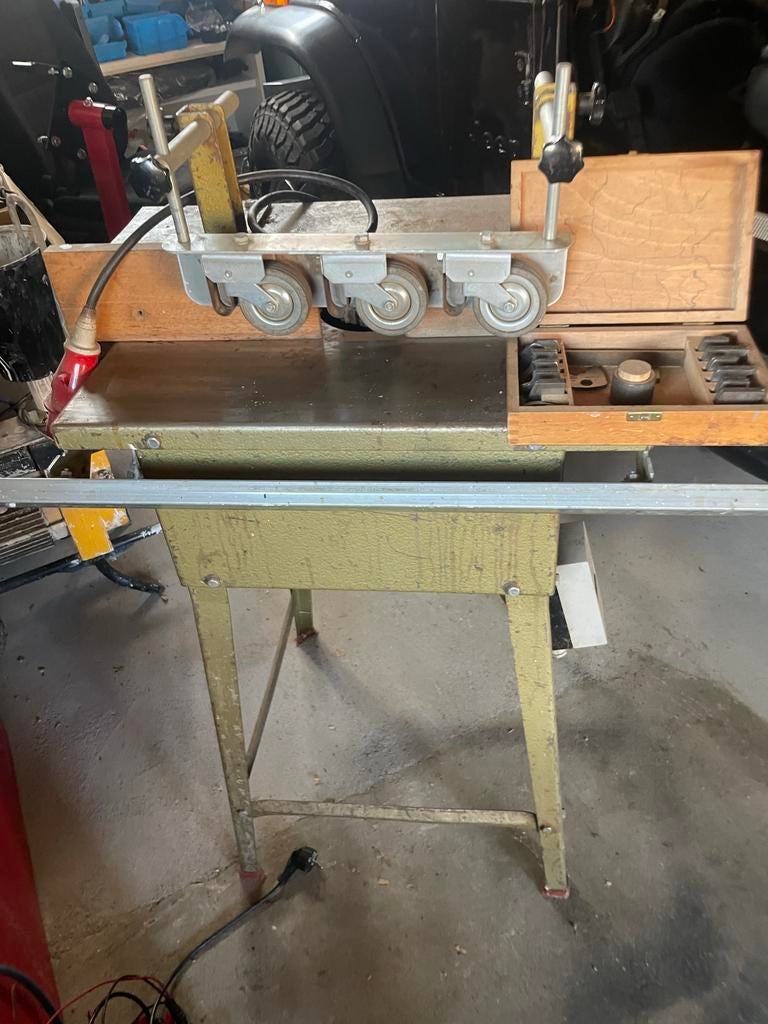 Scheppach Tafelfrees Houtfrees met toebehoren, Ophalen of Verzenden, Gebruikt, Elektrisch, Bovenfrees