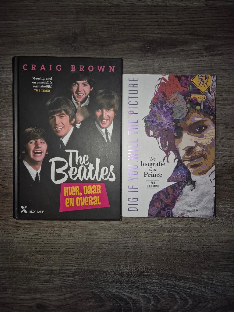 Boeken muziek, Ophalen, Gelezen, Artiest, Diverse auteurs