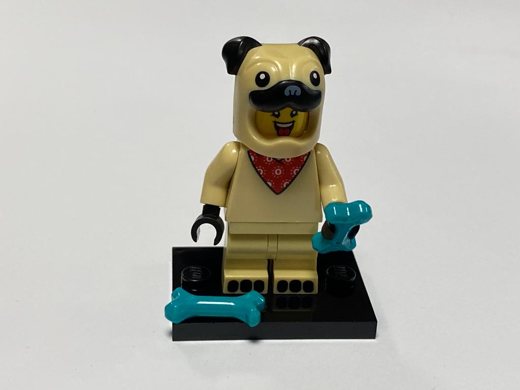 Lego Serie 21 Minifiguur col21-5 Pug Costume Guy, Kinderen en Baby's, Speelgoed | Duplo en Lego, Nieuw, Lego, Complete set, Ophalen of Verzenden