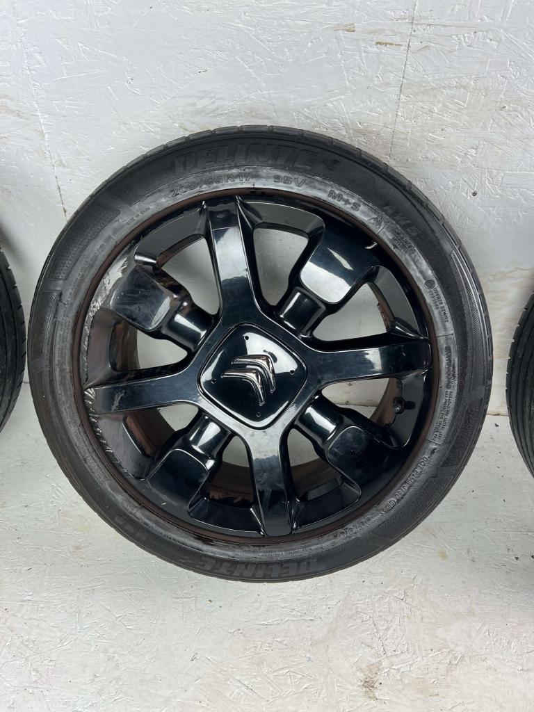 Originele Citroen C4 Cactus velgen 17" 4x108 zomerset, Auto-onderdelen, Banden en Velgen, Niet ingevuld, Gebruikt, Banden en Velgen