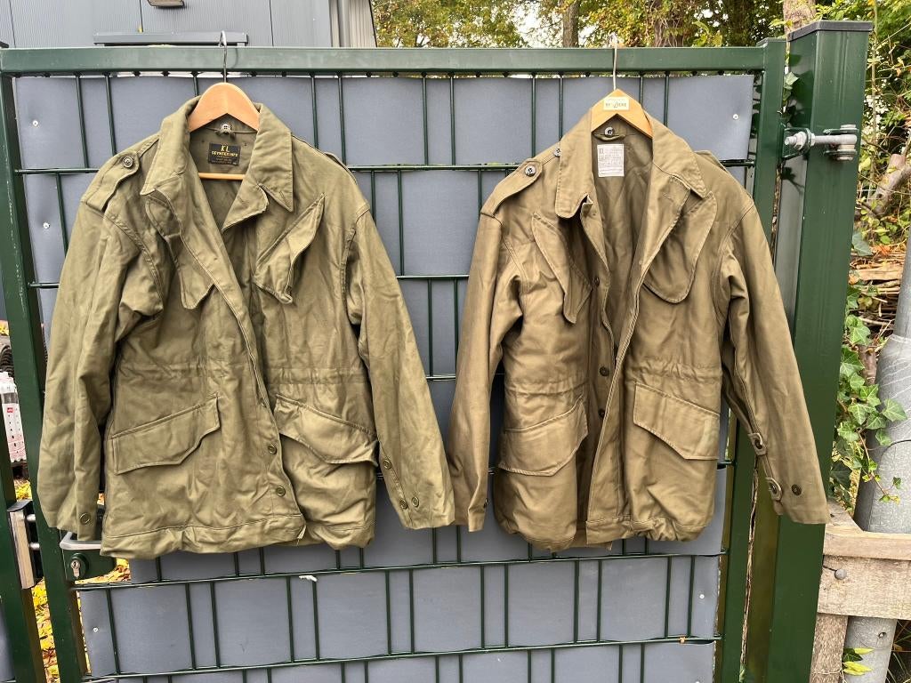 2 Militaire Jassen Seyntex en Puijenbroek, Ophalen of Verzenden, Landmacht, Nederland, Kleding of Schoenen