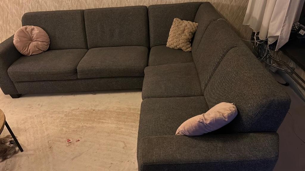 Hoekbank, Ophalen, 250 tot 300 cm, Gebruikt, Hoekbank