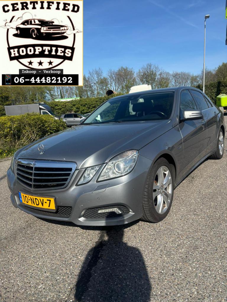 Mercedes-Benz E-Klasse 3.0 CDI E350 Sedan AUT 2009 Grijs, Auto's, Automaat, Achterwielaandrijving, Zwart, 2987 cc