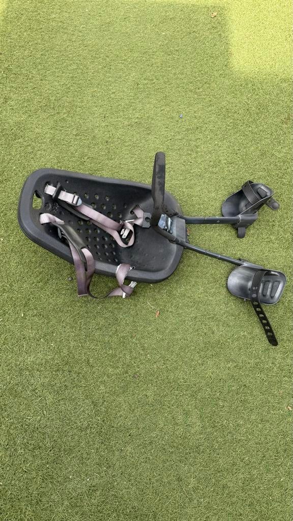 Yepp fietsstoeltje voorzitje inclusief scherm, Ophalen, Gebruikt, Voetsteuntjes, Voorzitje