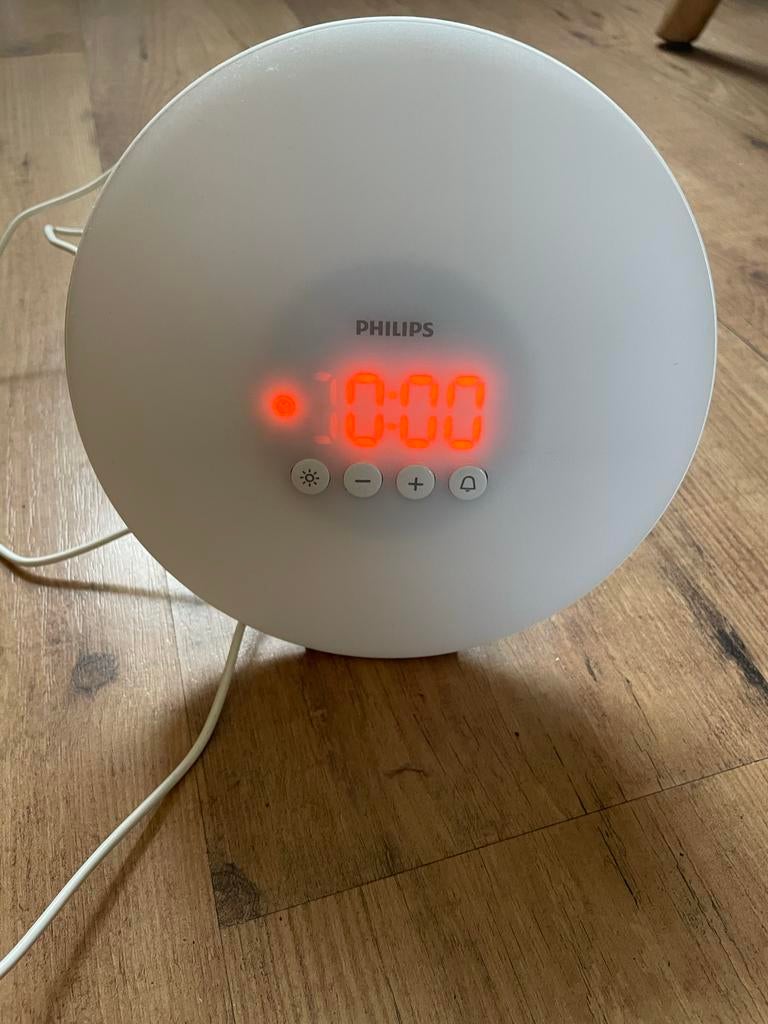 Philips Wake-up Light Wekker, Witgoed en Apparatuur, Wekkers, Ophalen of Verzenden, Zo goed als nieuw, Digitaal