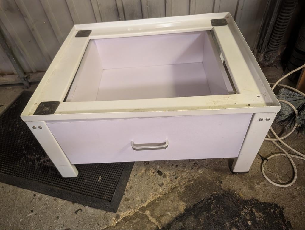 Wasmachine verhoger met lade - 61x51x30 cm, Ophalen