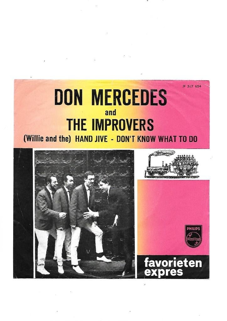 Don Mercedes And The Improvers .1964 Favorieten expres. Mint, 7 inch, Single, Ophalen of Verzenden, Zo goed als nieuw