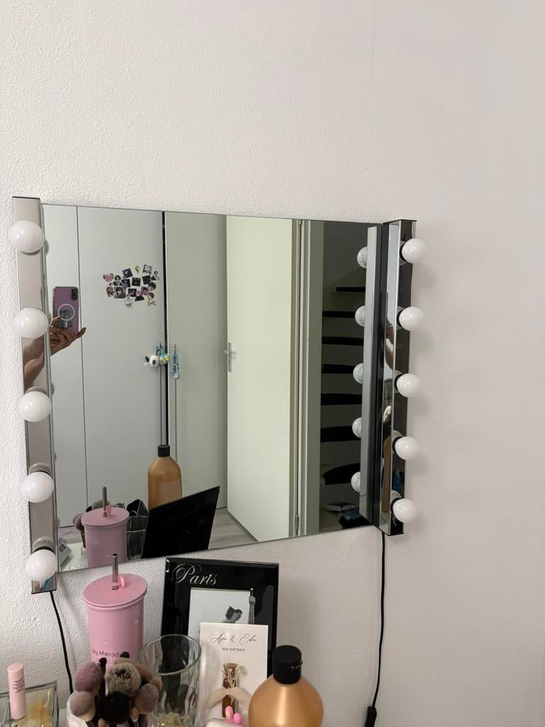 spiegel, Ophalen of Verzenden, Zo goed als nieuw, Minder dan 100 cm, Rechthoekig