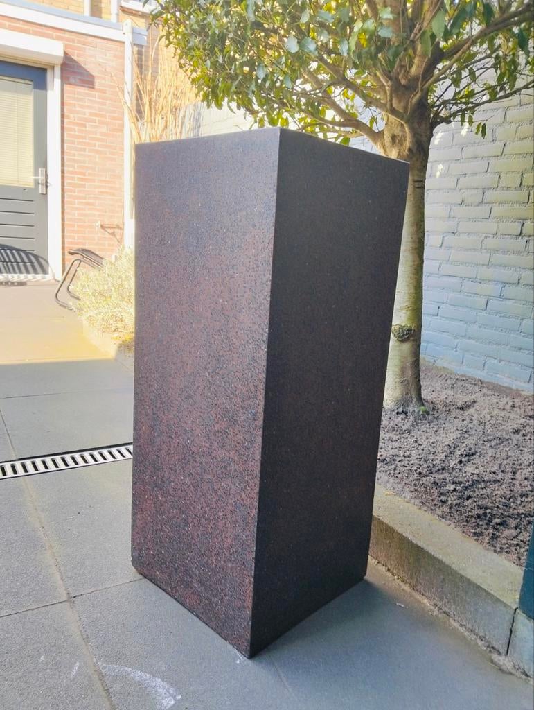 Grote aardewerk plantenbak, Ophalen, Rechthoekig, Steen, 60 cm of meer