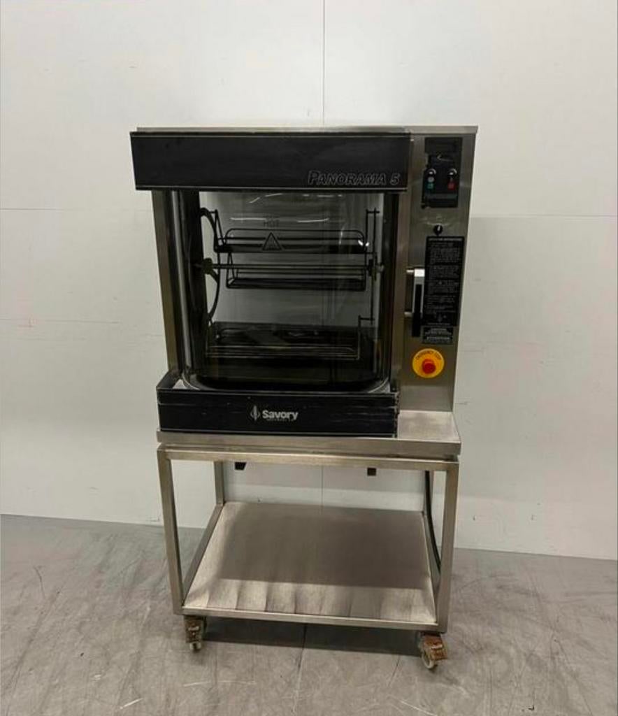 Savory Equipment Panorama 5 kippengrill op onderstel, Zakelijke goederen, Ophalen of Verzenden, Gebruikt, Fornuis, Frituur en Grillen