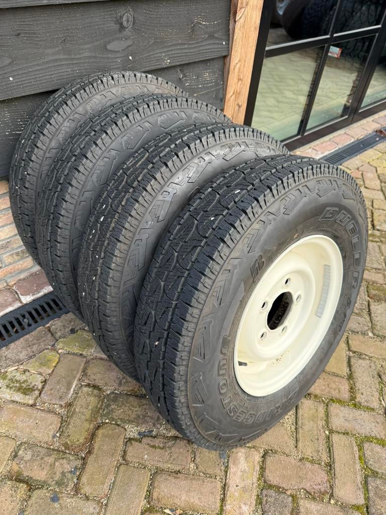 LandRover Defender of Series velgen met banden, Auto-onderdelen, Banden en Velgen, Ophalen, Overige, Gebruikt, 16 inch