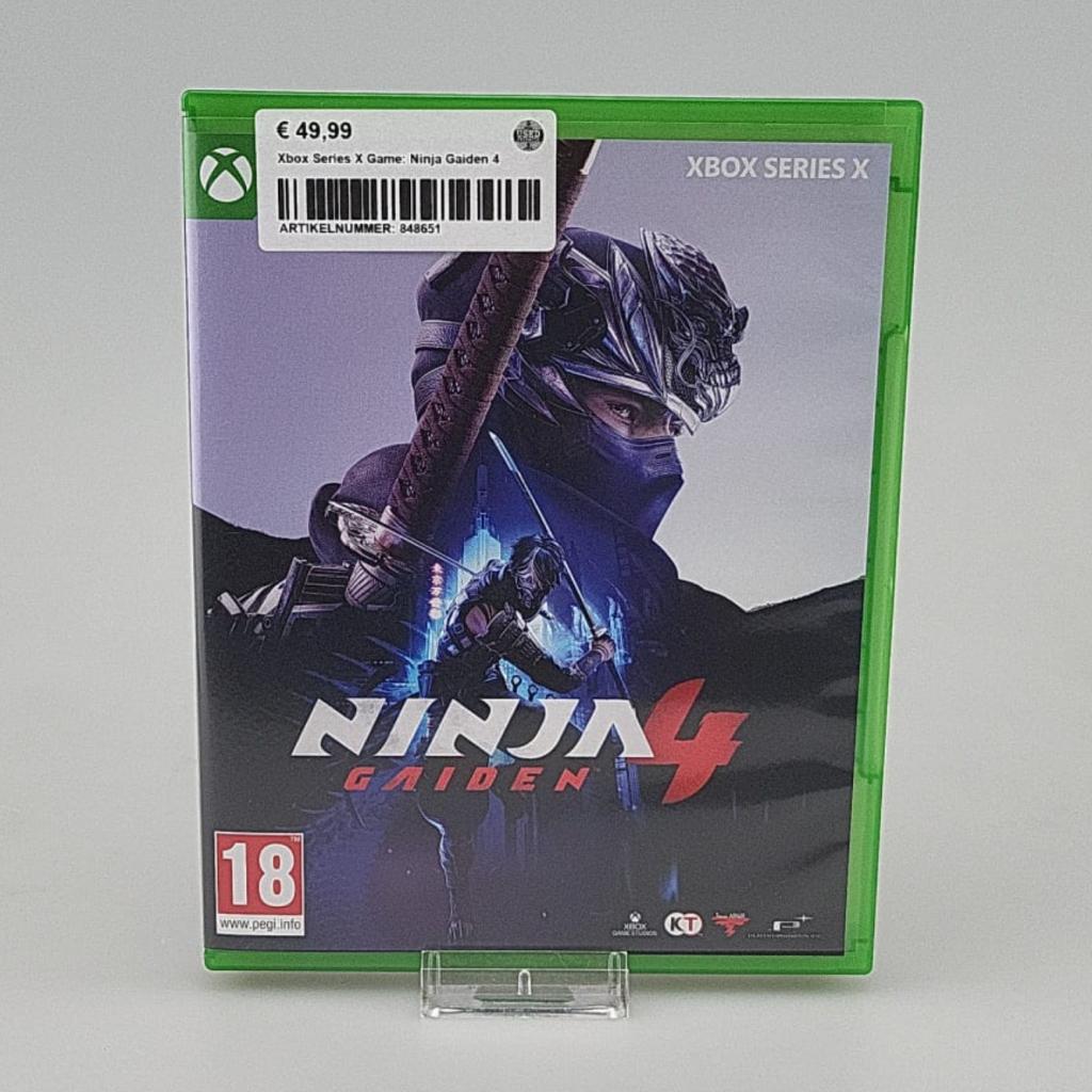 Xbox Series X Game: Ninja Gaiden 4, Microsoft, Gebruikt, Support@microsoft.com, Microsoft Corporation
One Microsoft Way
Redmond, WA 98052-6399
USA