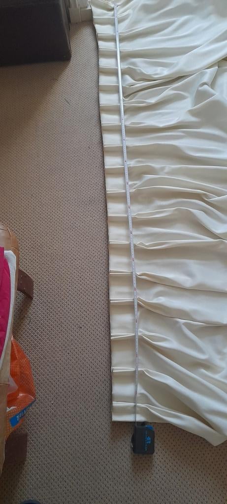 Overgordijnen 180 cm breed hoogte 172 cm  2 stuks, Ophalen of Verzenden, Zo goed als nieuw, 150 tot 200 cm