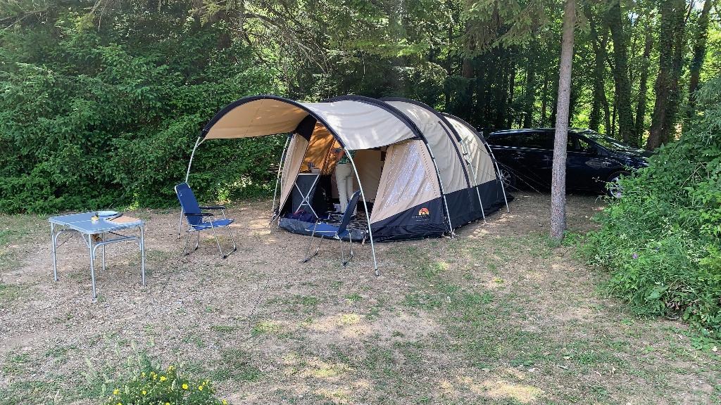 Safarica Blackhawk 280 Deluxe TC, Caravans en Kamperen, Tenten, Ophalen, Gebruikt, Tot en met 4