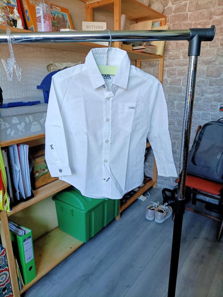 Bloesje van Karl Lagerfeld maat 86, Kinderen en Baby's, Jongetje of Meisje, Ophalen of Verzenden, Zo goed als nieuw, Overhemdje of Bloesje