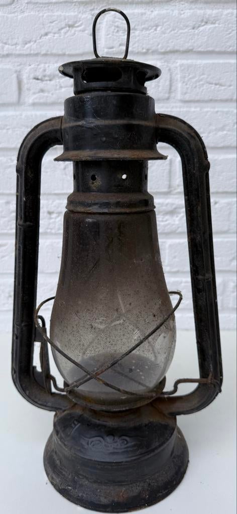 Oude stormlamp / olielamp / Kokolampoe🏮, Antiek en Kunst, Antiek | Lampen, Ophalen