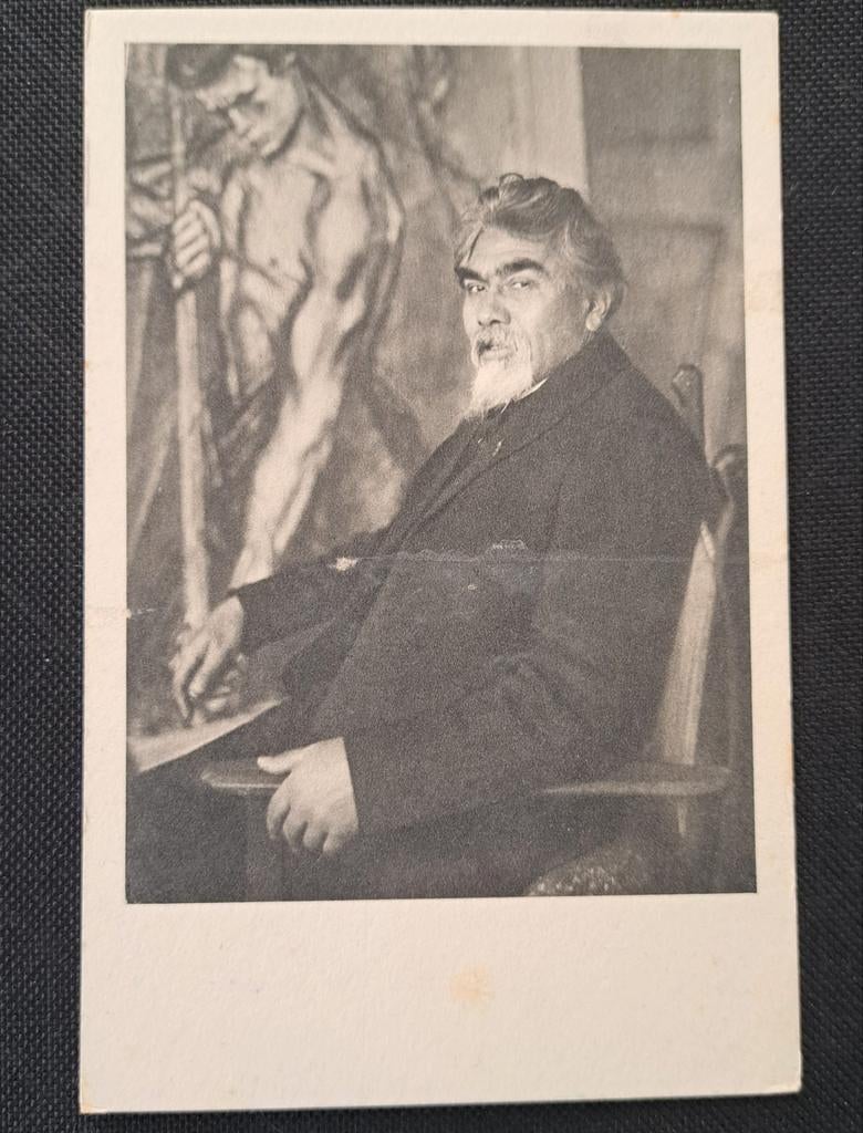 Ansichtkaart Jan Toorop Zelfportret - 1934, Ophalen of Verzenden, 1920 tot 1940, Ongelopen, Overige thema's