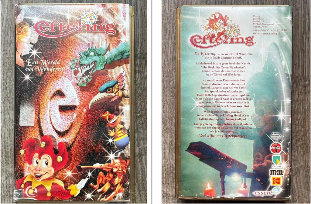 Efteling: Een Wereld Vol Wonderen (VHS), Ophalen of Verzenden