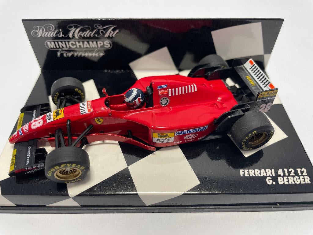 Ferrari 412T2 G. Berger 1995, Ophalen of Verzenden, Zo goed als nieuw, Formule 1